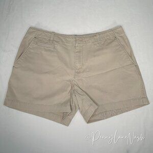 Tommy Hilfiger Tan Twill Chino Shorts Size 6